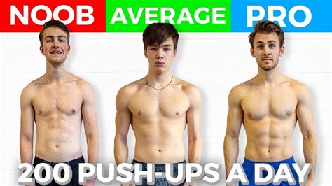 What Happened When 3 Guys Did 200 Pushups a Day for 30 .